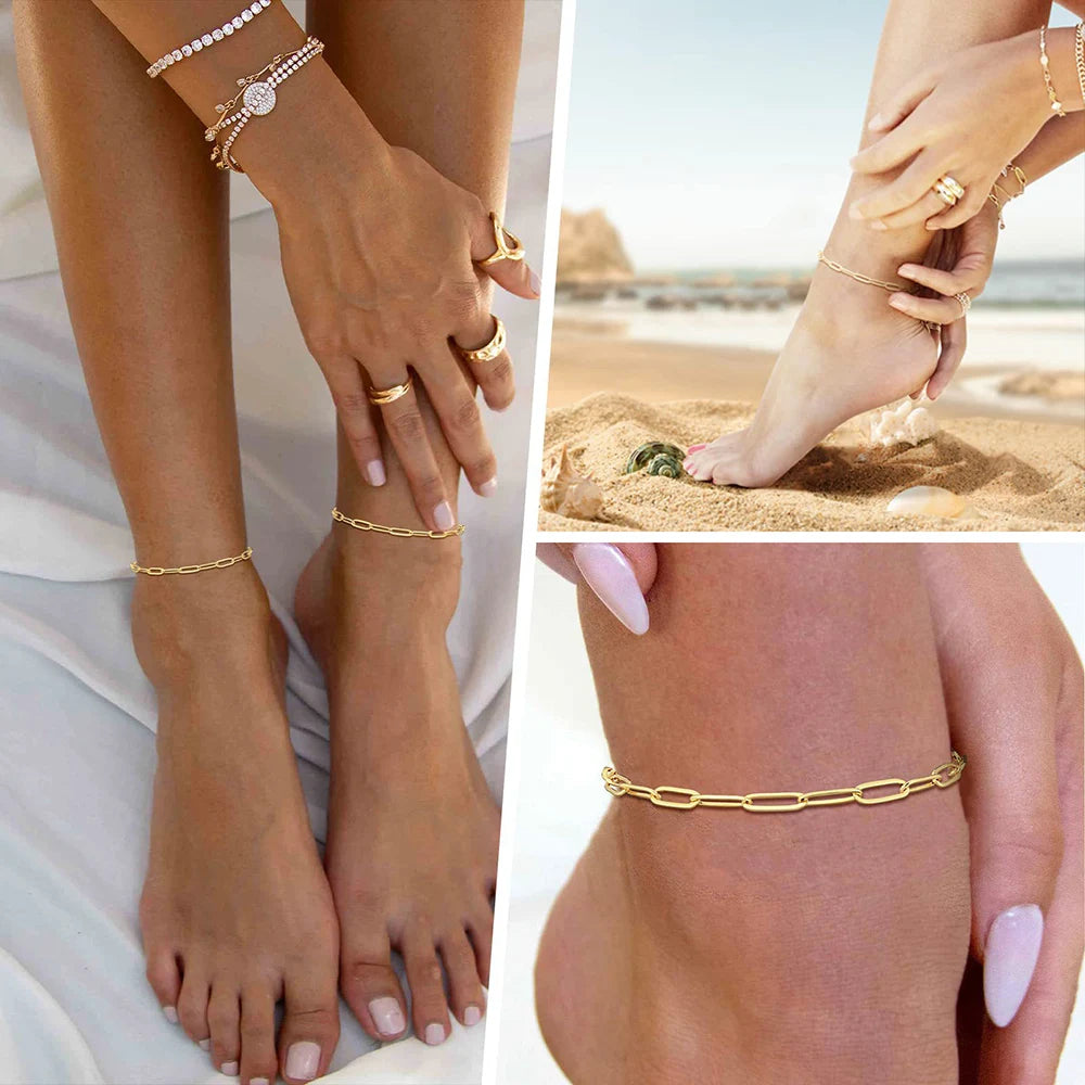 Bracelet de Cheville Acier